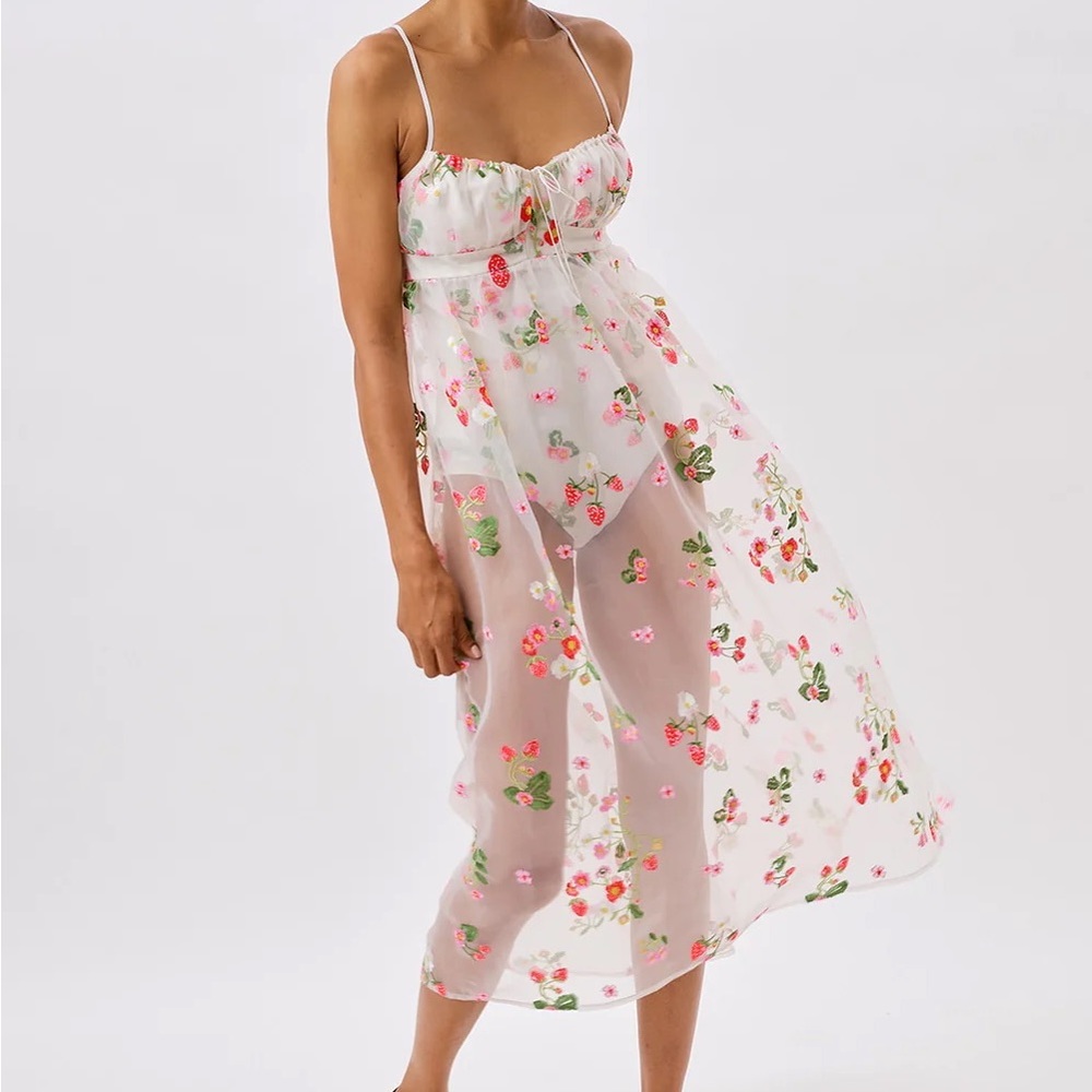 For Love & Lemons Jaclyn Midi Dress